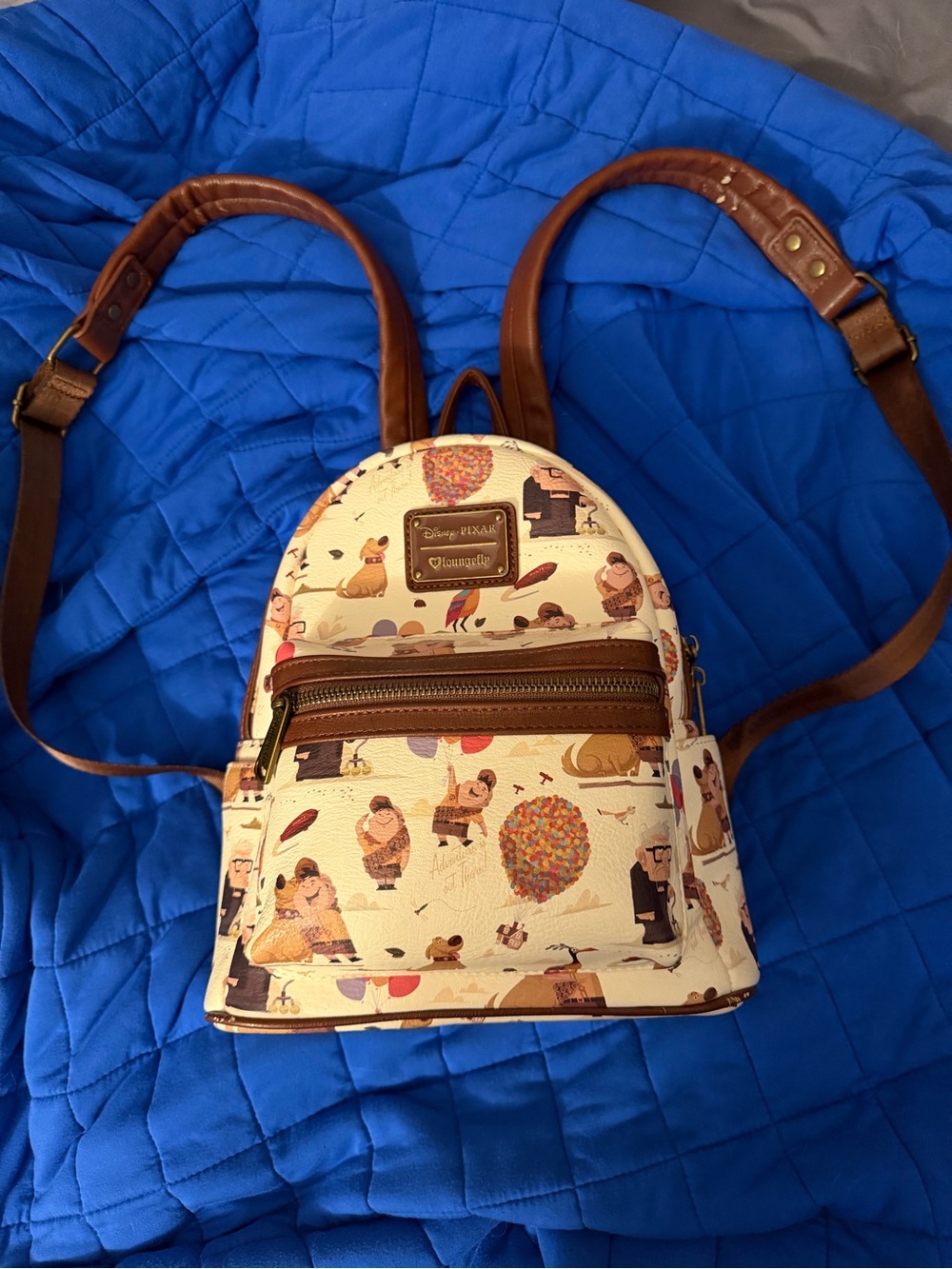Loungefly Disney’s Up Mini Backpack GUC Some Wear NFO